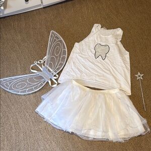 White Tooth Fairy Costume for Adults size large